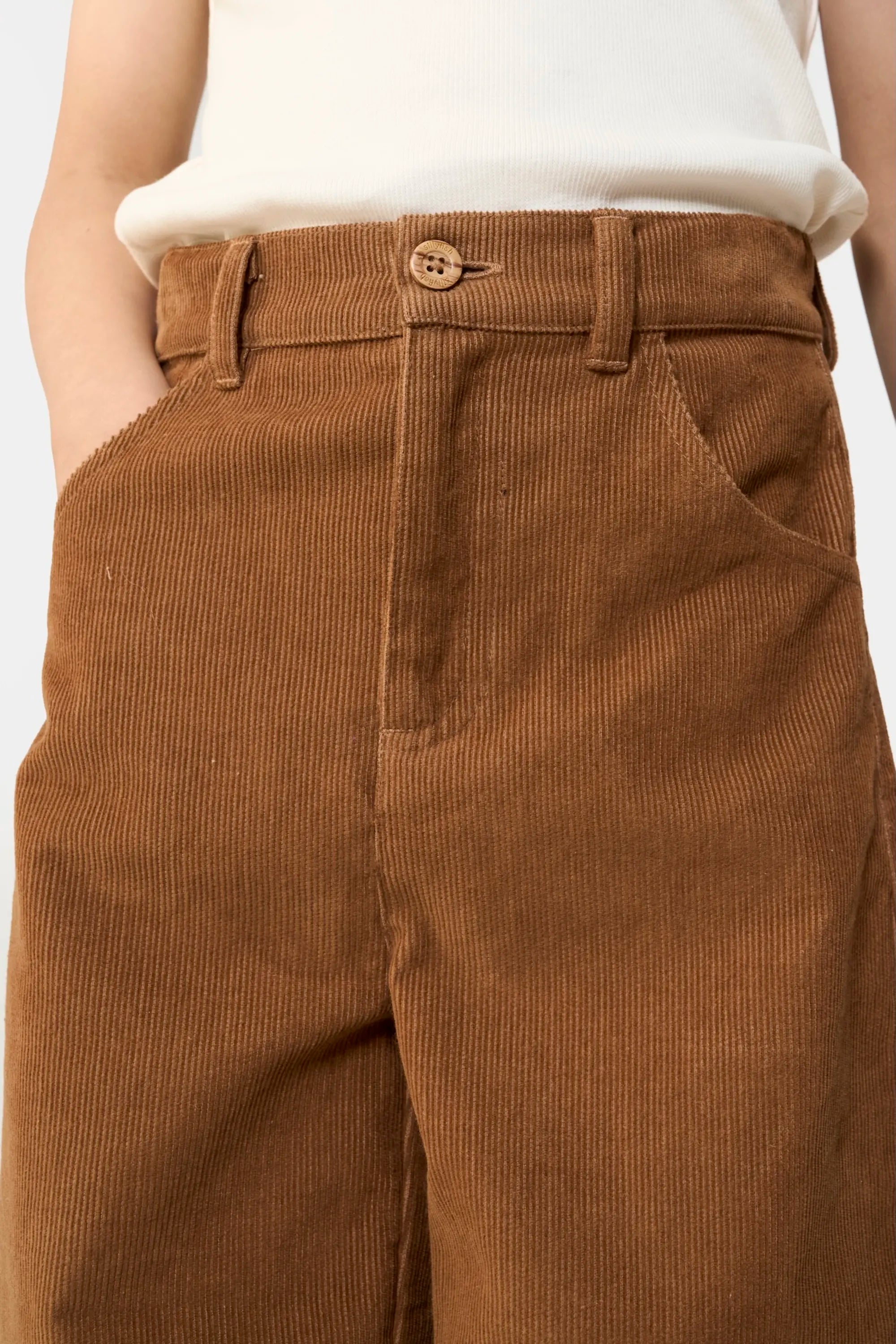Straight Fit Cord Pants