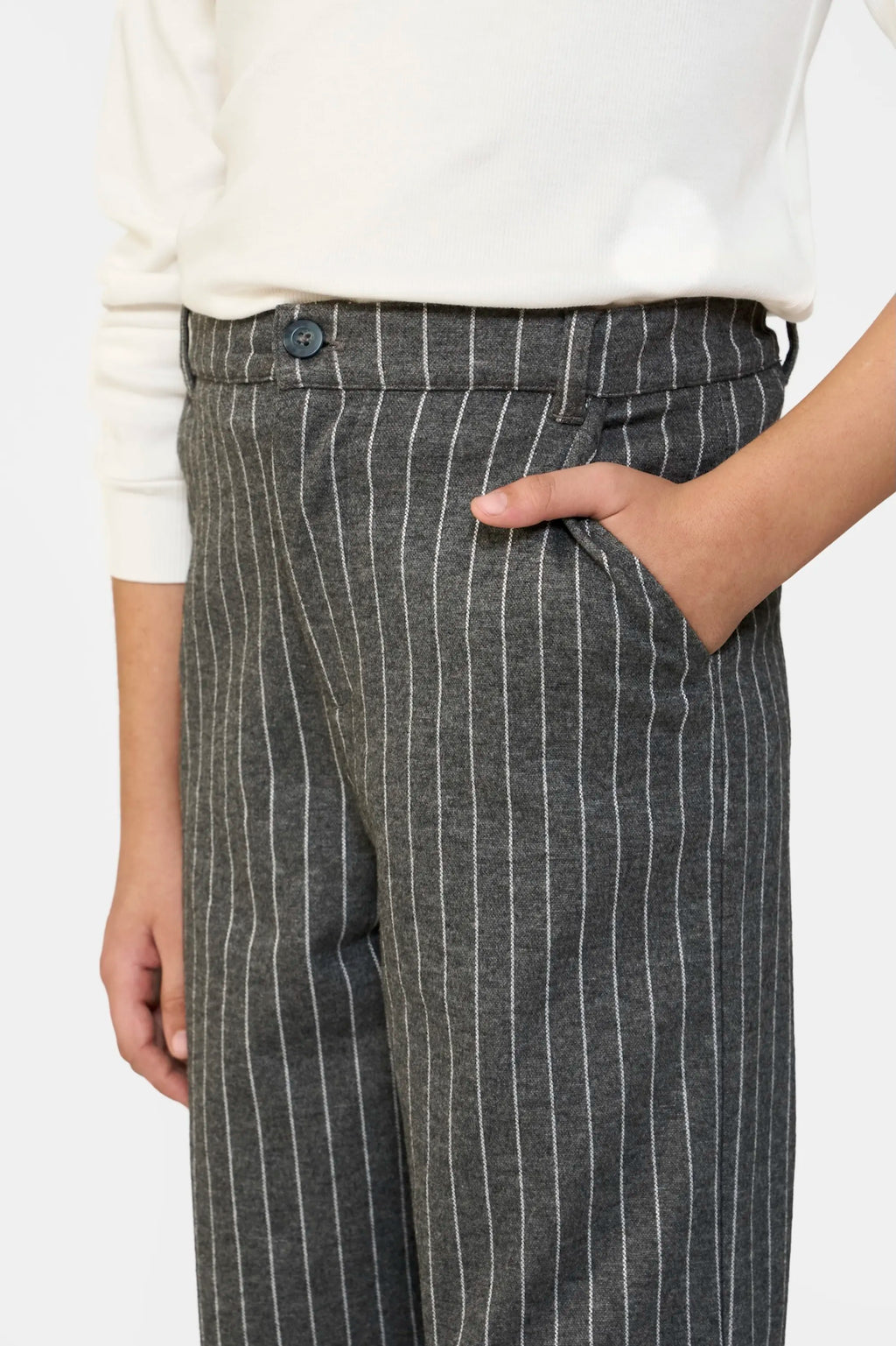 Striped Melange Pants