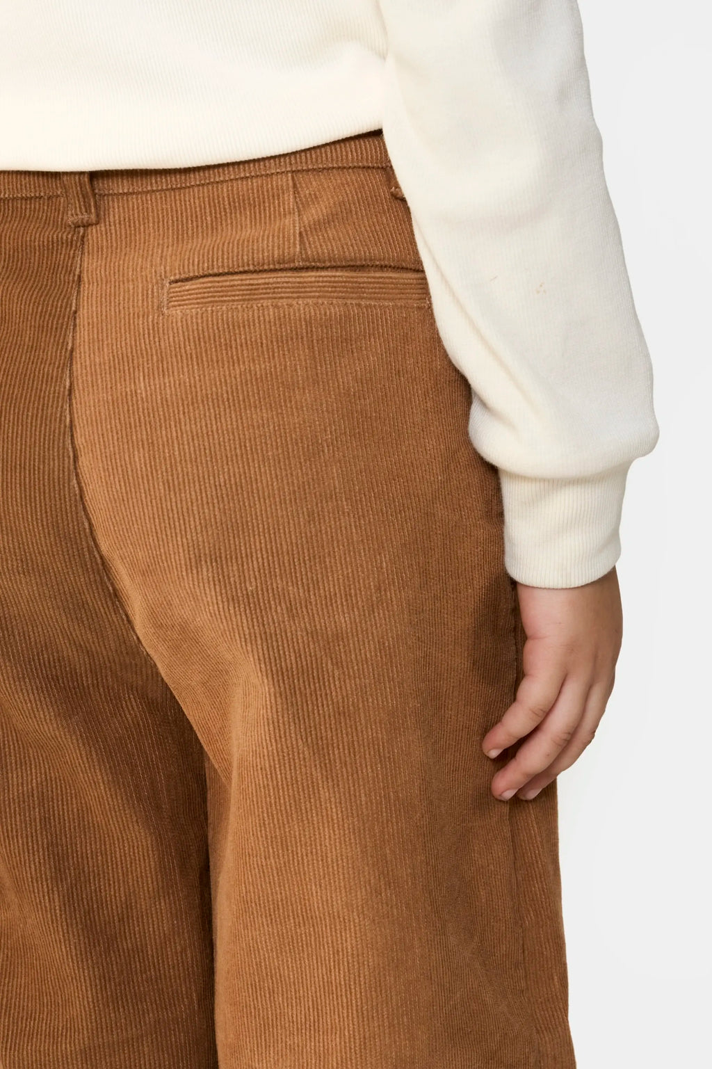 Wide-Leg Cord Pants