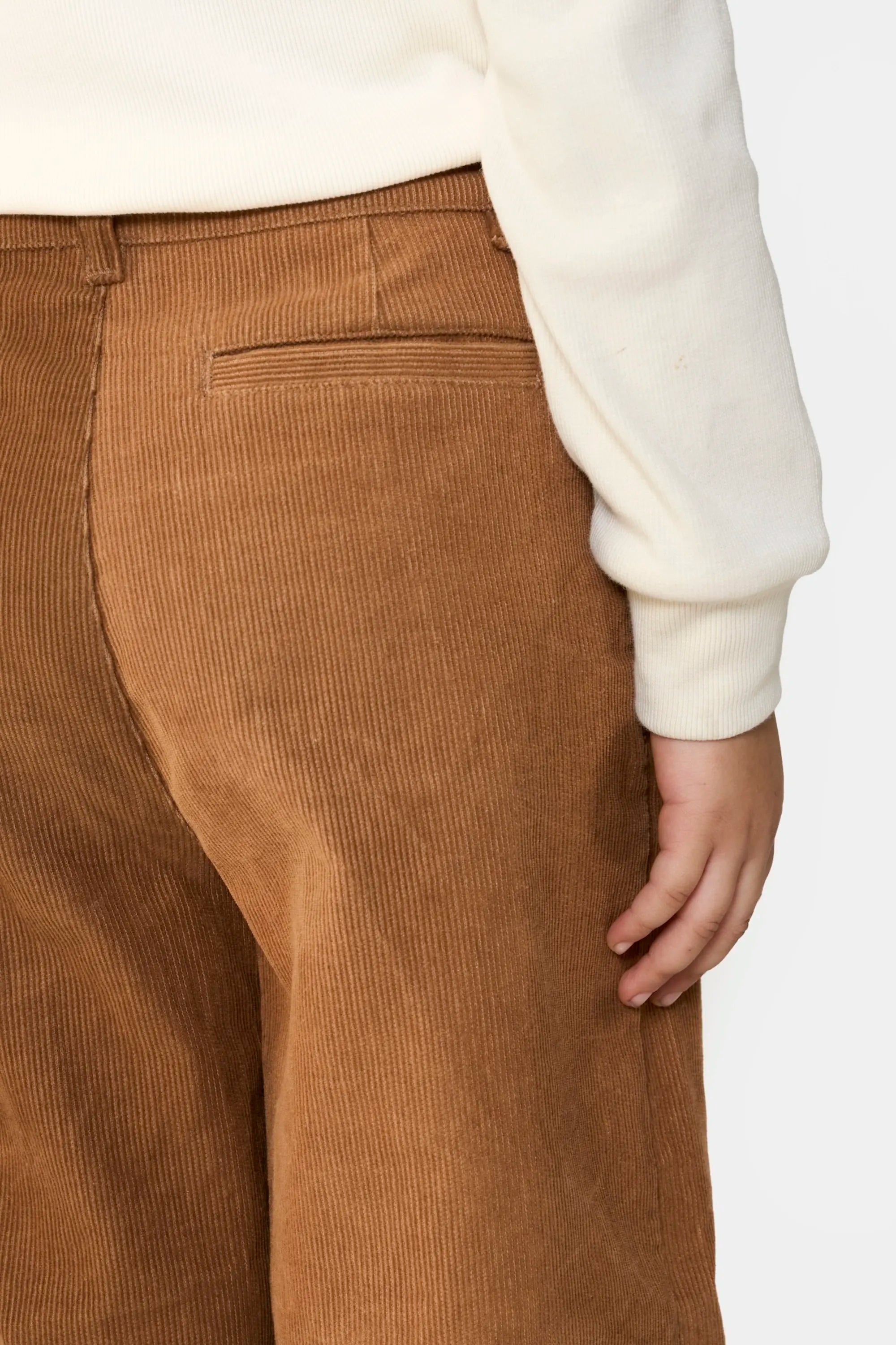 Wide-Leg Cord Pants